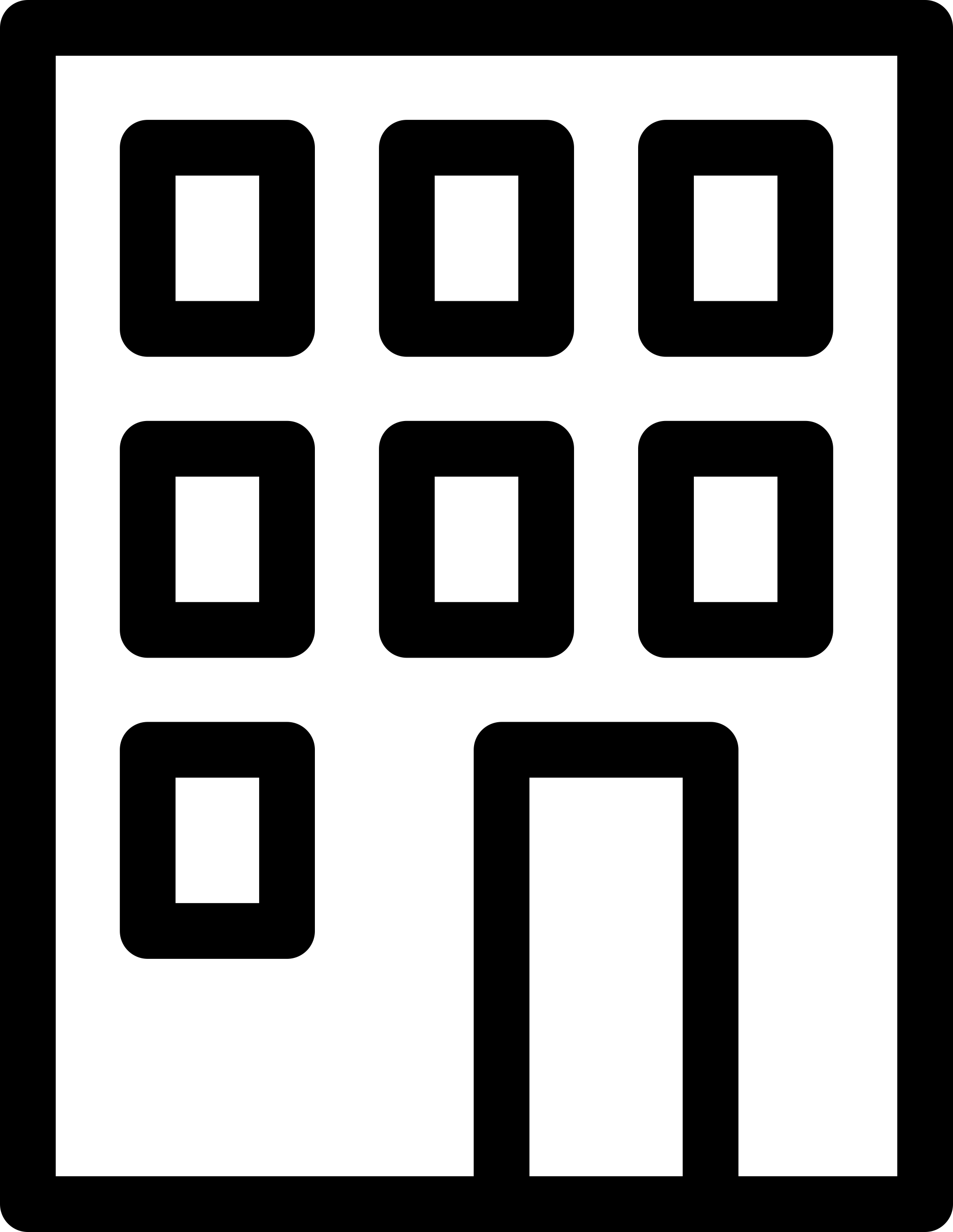 Building With Big Windows Outline Svg Vector Free Vectors